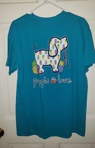 Puppie Love pineapple pup shirt